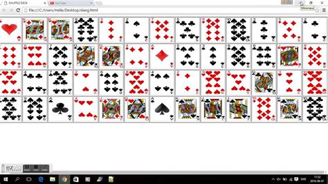 deck of cards online|shuffle the deck.